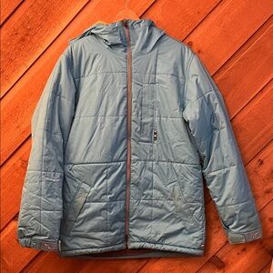 Burton Men's Slate Blue Hooded Ski Jacket